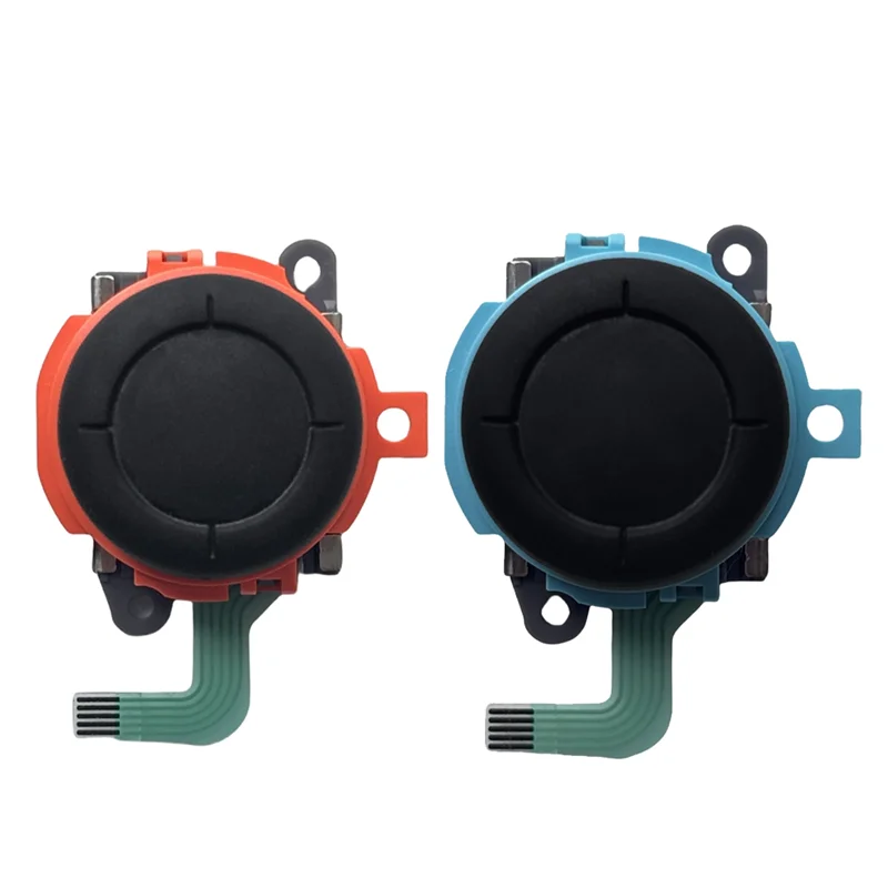 ABJF-L/R عصا التحكم ثلاثية الأبعاد عصا التحكم التناظرية ل Switch2 Joycon Thumb Sticks قطعة بديلة لمستشعر نينتندو سويتش 2 Joy-Con عصا التحكم