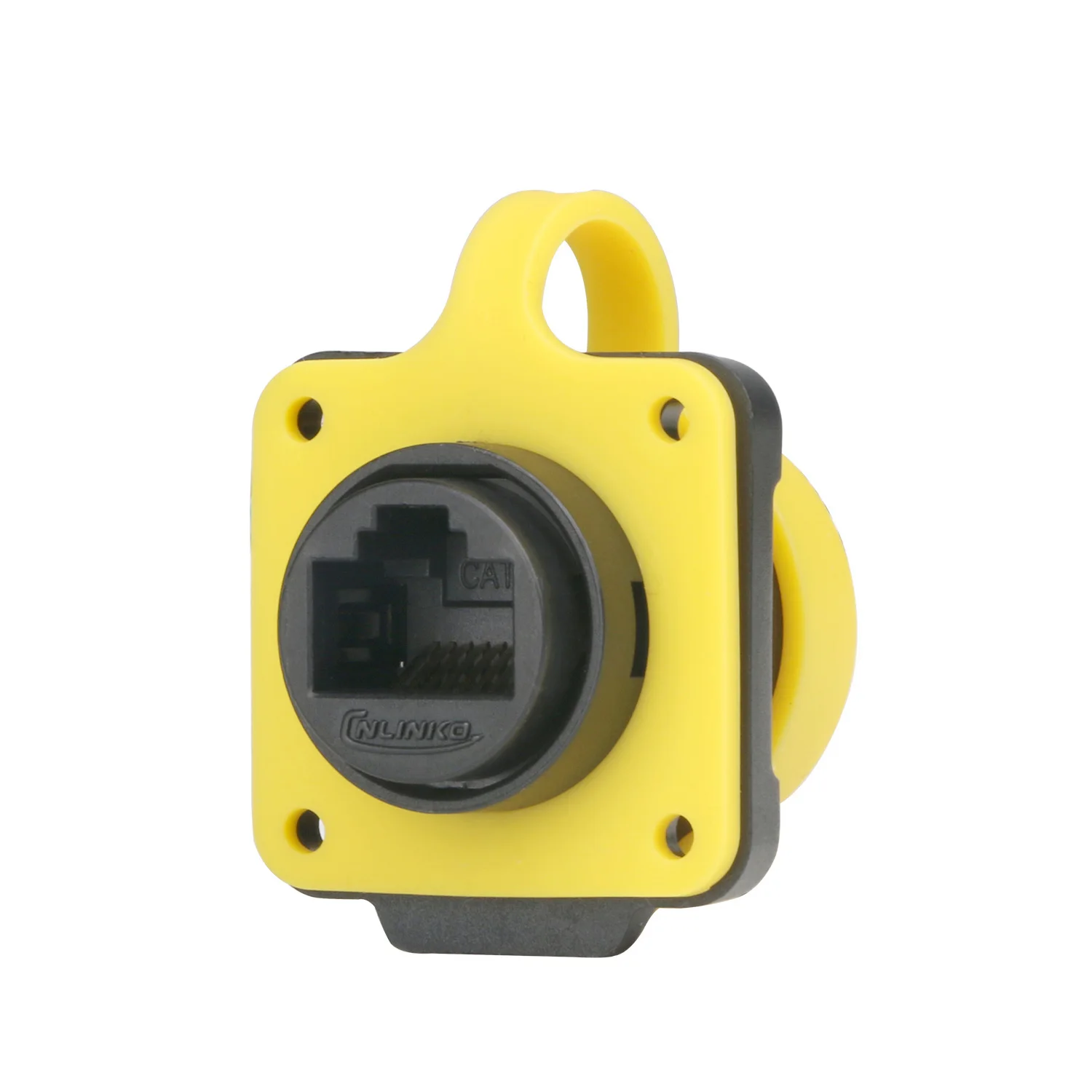 CNLINKO LP20 RJ45 CAT6 IP68 Waterproof Industrial Ethernet Connector Coupler for Outdoor Harsh Environments LAN Network Adapter