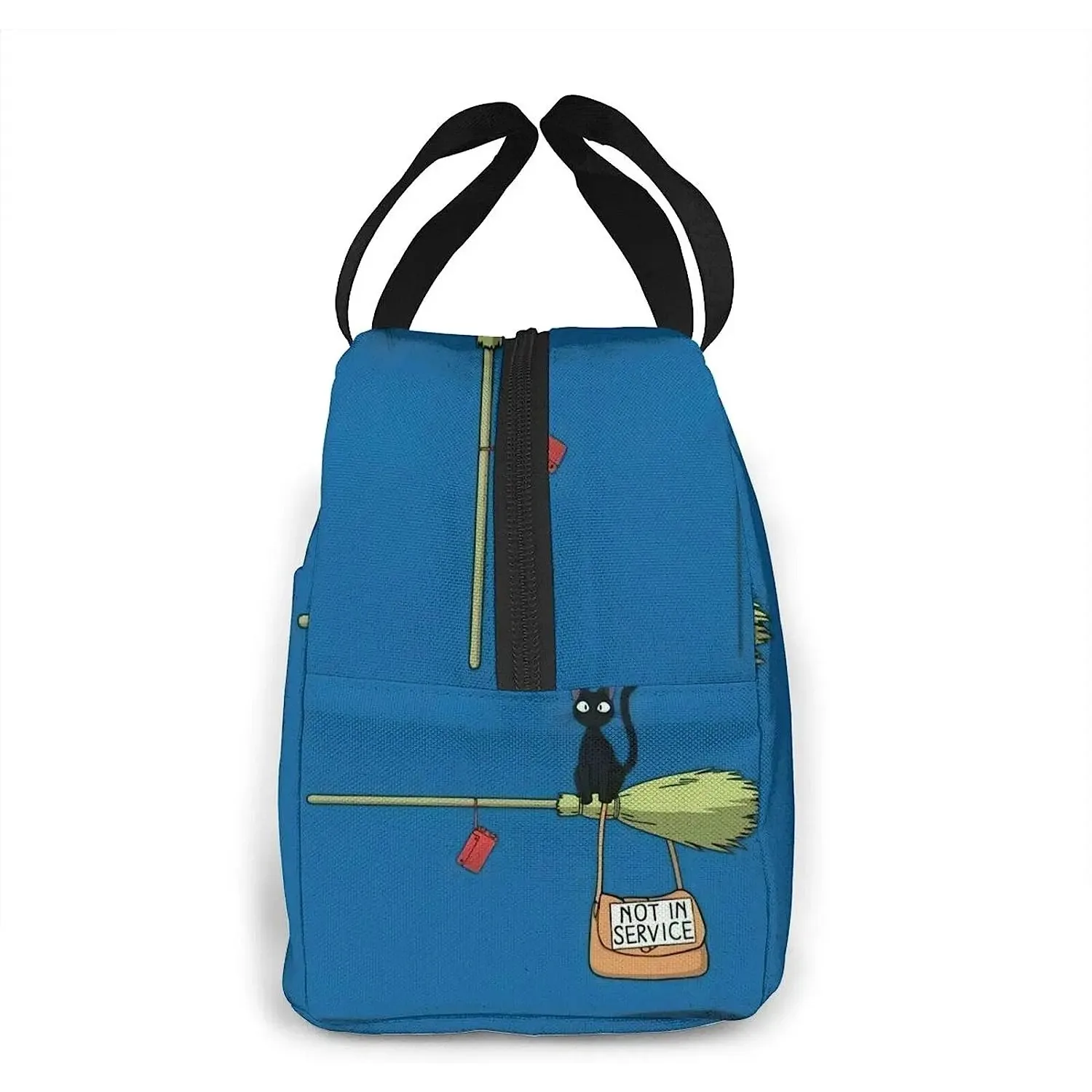 Sac à déjeuner isolé Portable Anime Cat, fourre-tout isolant réutilisable, boîte à déjeuner, sac isotherme avec fermeture éclair et poche pour femmes