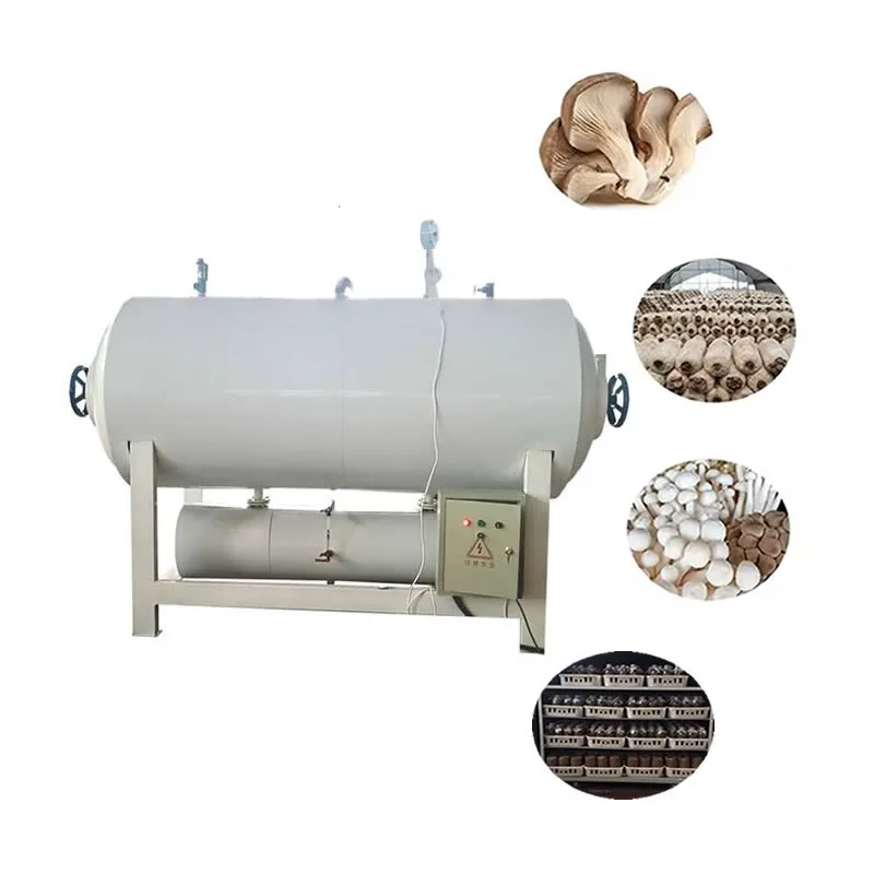 Mushroom Compost Autoclave Cooking Substrate Sterilizer