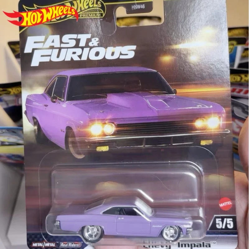 

New Genuine Hot Wheels Fast And Furious Hnw46-9c6k Mazda/Nissan/Dodge/Alfa Romeo/Chevy 1/64 Die-Cast Model Boy'S Gift