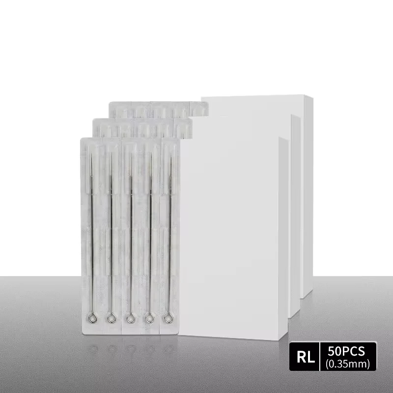 

Иглы для татуировок одноразовые, 1RL 3RL 5RL 7RL 9RL 11RL 13RL 15RL 18RL, 0,35 мм, 50 шт.