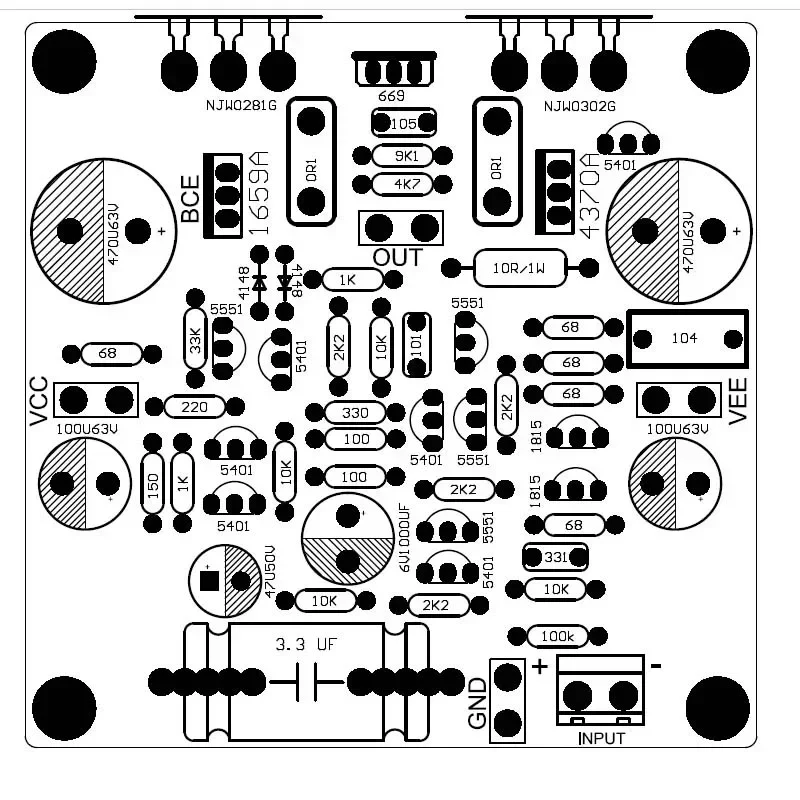DLHiFi 2 قطعة LJM 200 واط onشبه NJW0302G 0281G كتيب دوغلاس الصوت الذاتي تصميم Blameless الفئة B HiFi مكبر للصوت