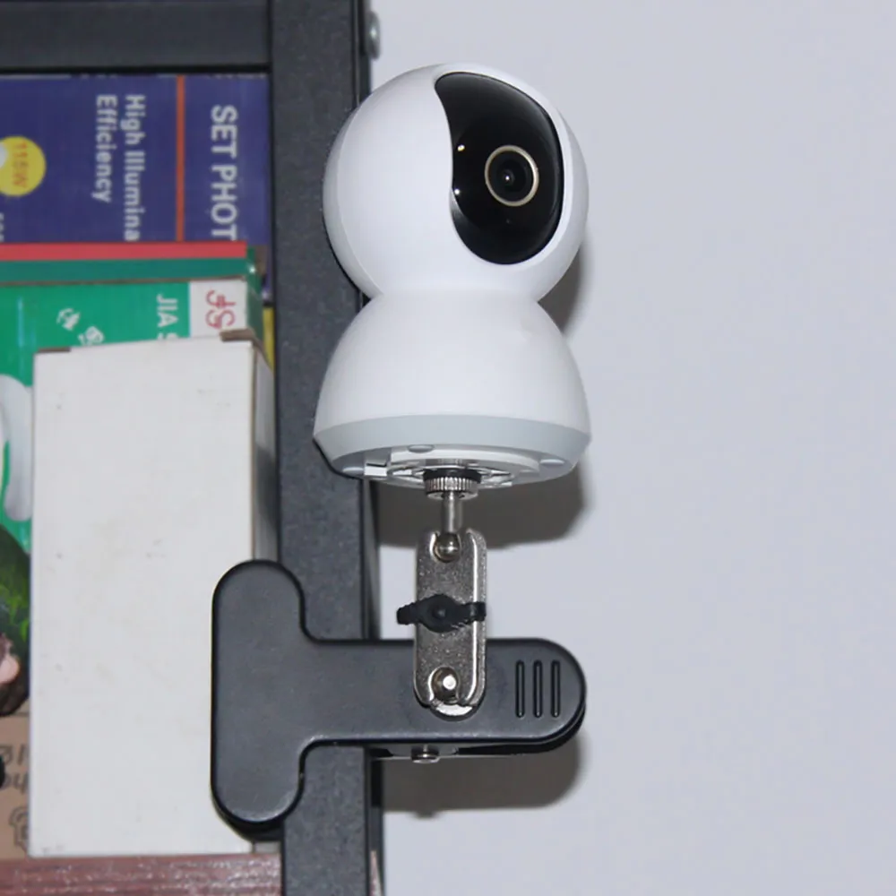 Universal Security CCTV Camera Stand Clip Mount Stand Adjustable Clip Holder Home Bed Desktop Mount Bracket for Xiaomi Webcam