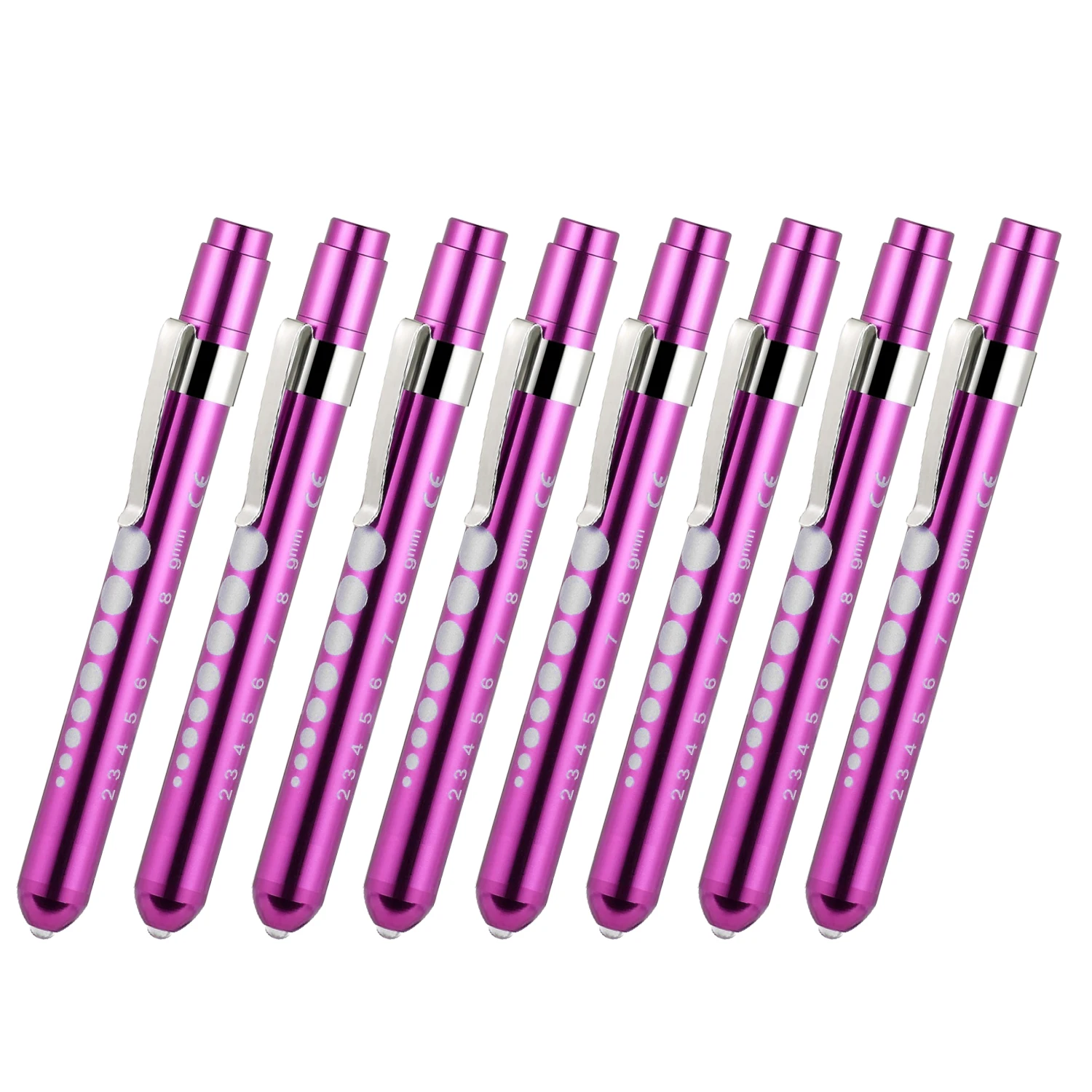 1PCS Pocket Medical Penlight Torch LED Pen Ear Light Flashlight with Eye Pupil Gauge for Doctor Nurse Emergency First Aid A2