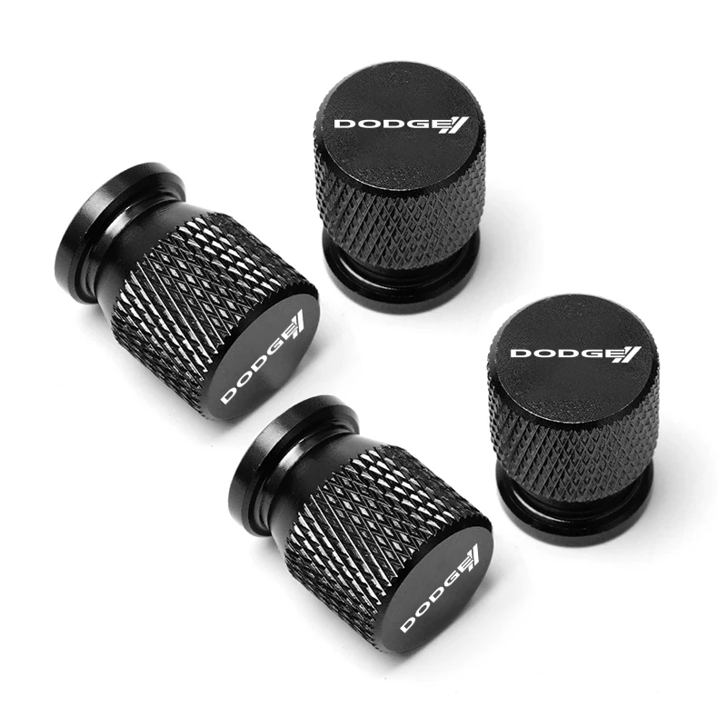 Car Wheel Tire Valve Caps Tyre Stem Covers Airdust Waterproof for Charger Challenger Srt Sxt Caliber Journey Caravan Magnum