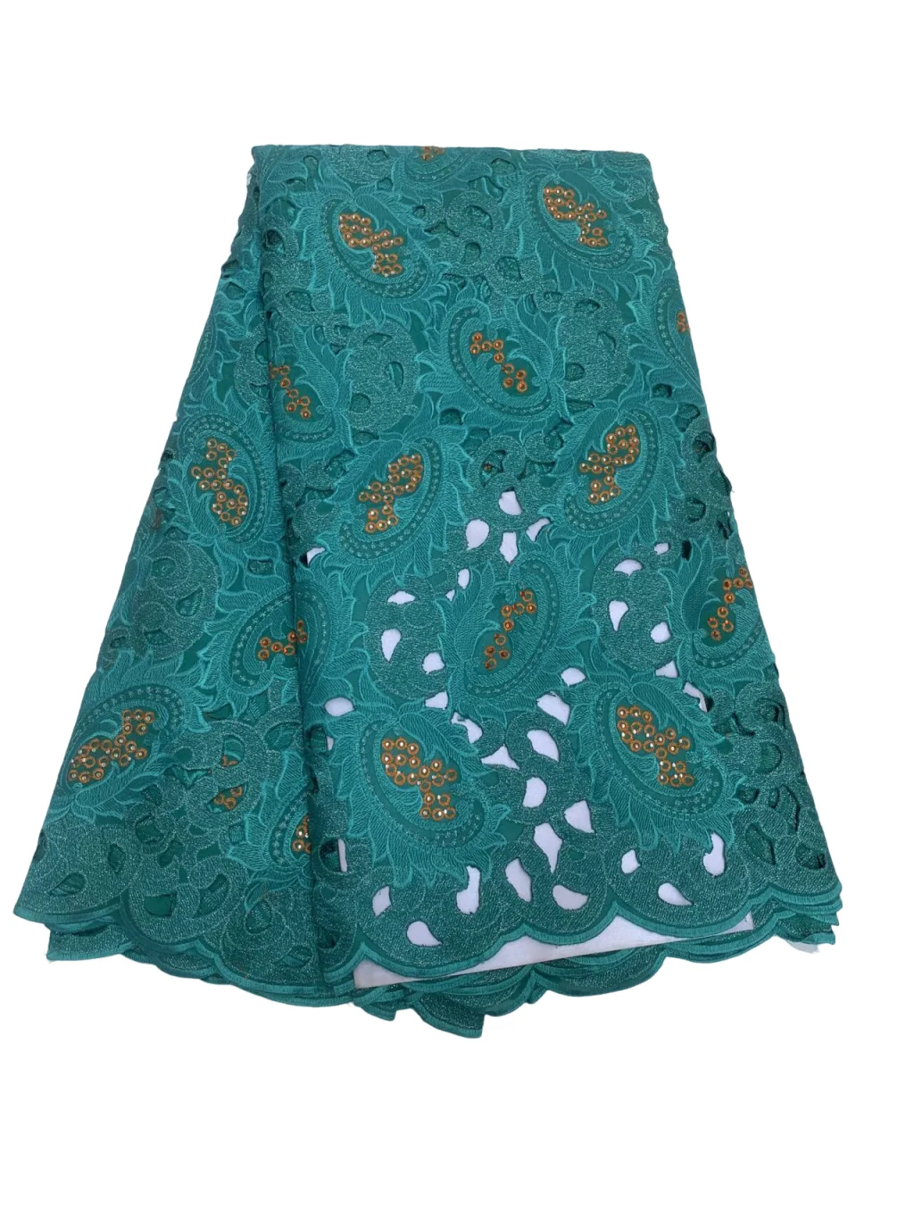 New Hand-Cut Holes African 100% Cotton Stones Fabrics Swiss Voile Lace 2026 High Quality Nigerian Lace For Sewing Women Wedding