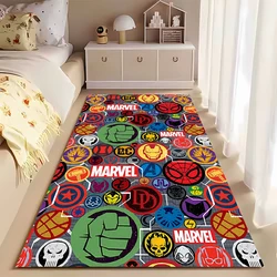 Disney Marvel-Avengers Superhero Area Rug,Carpet for Home Living Room Bedroom Sofa Doormat Kitchen Decor,Non-slip Floor Mat