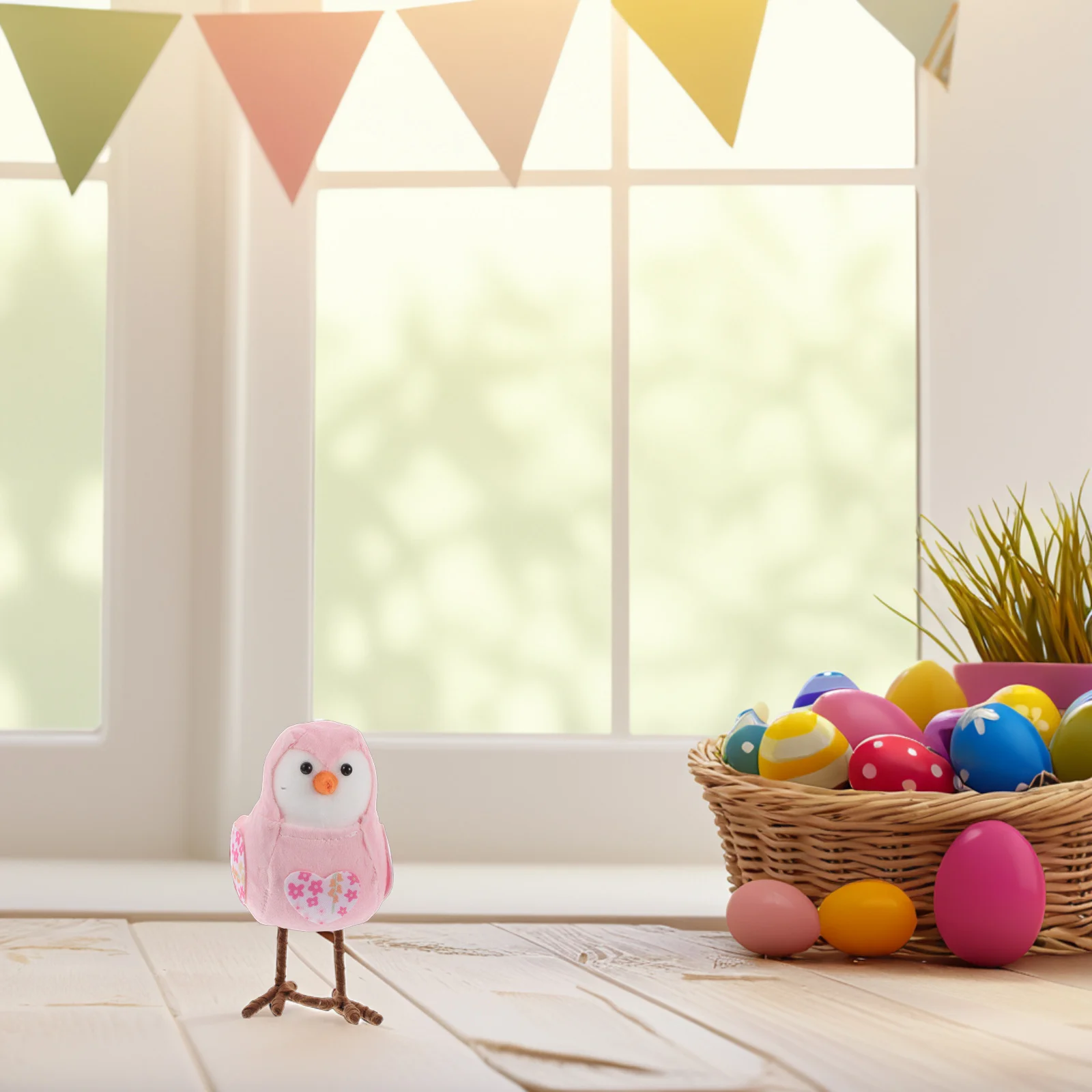 

Charming Easter Bird Decorations Realistic Simulation Birds for Home Office Desk Garden Festive Seasonal Ornament Display