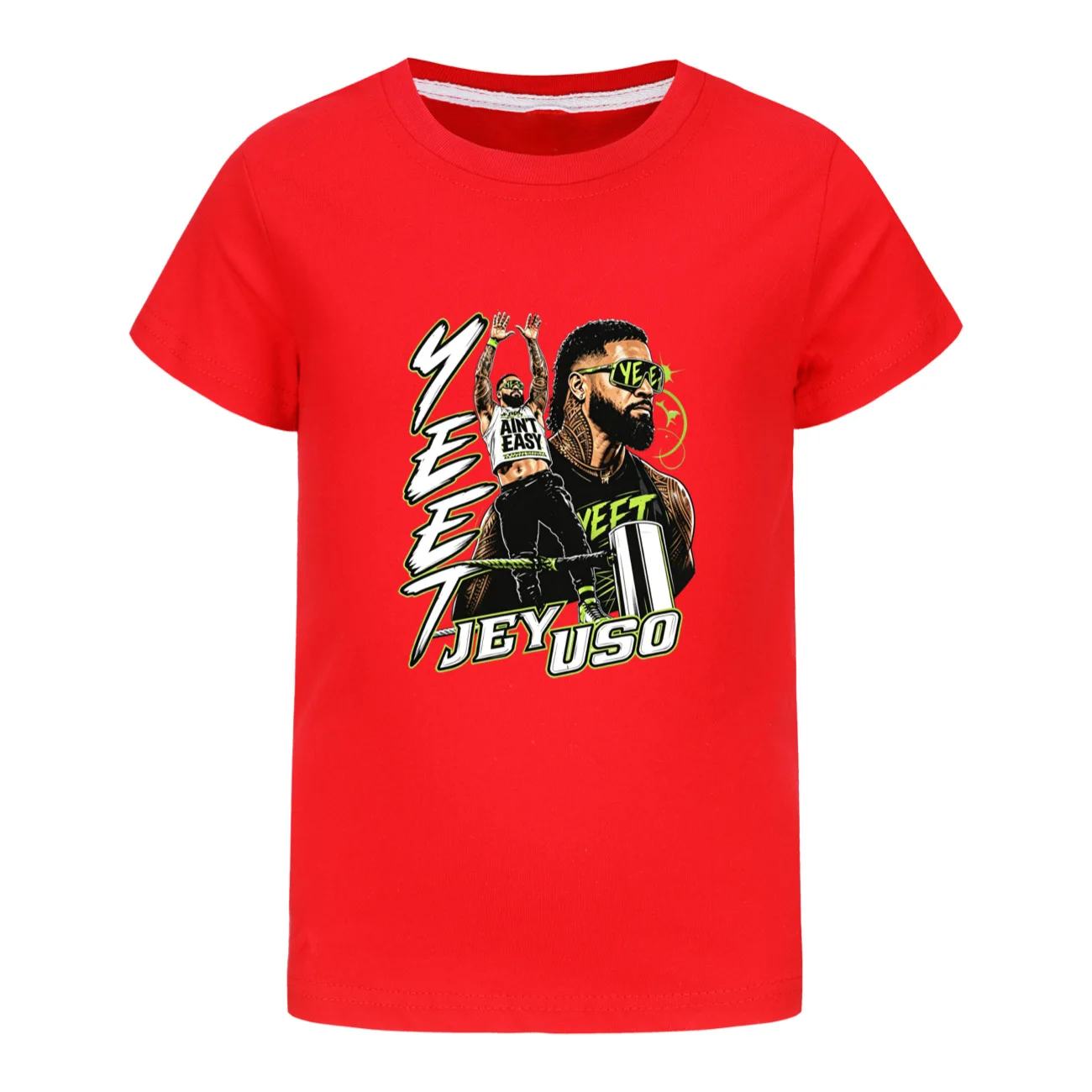 2026 Jey Uso Yeet Printed Classics T-shirt Kids Humor Wresting Lovers Graphic TShirt Girls Boys Summer Casual Fashion Streetwear