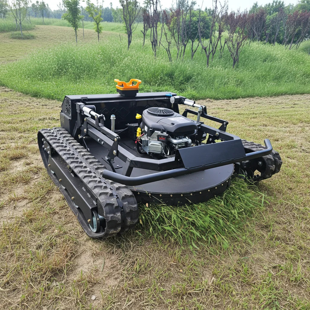 

Affordable Remote Control Crawler Lawn Mower Hot Sale for Garden Yard and Farm