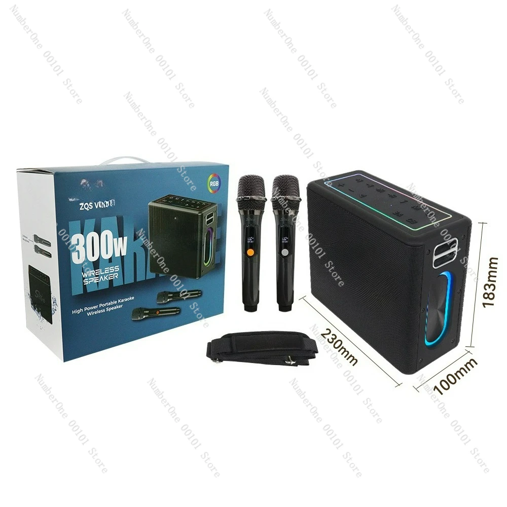 

Sing-e ZQS-V60 Outdoor Portable K-song Audio Bluetooth Speaker Square Dance Player Karaoke Audio