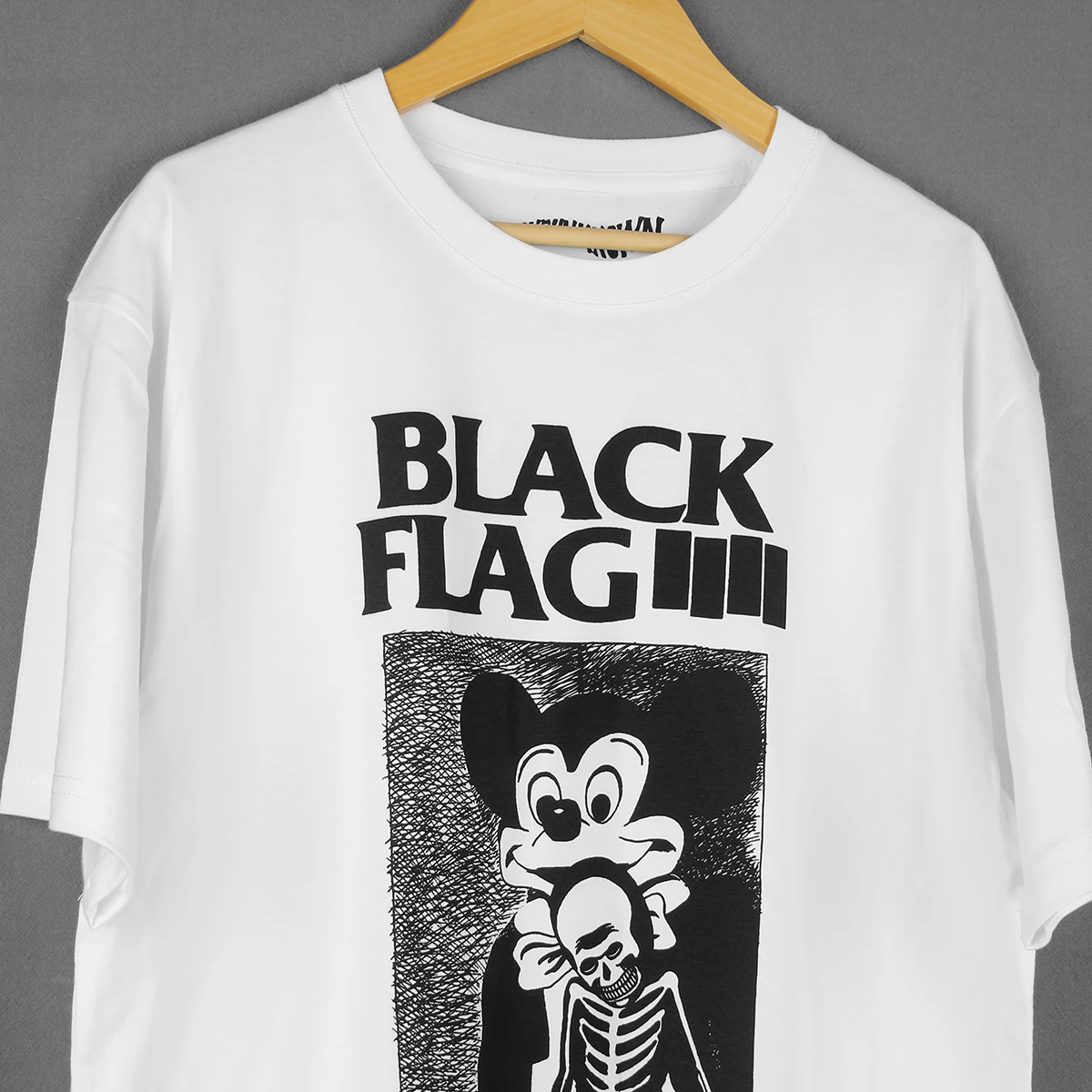 Black Flag T-Shirt Hardcore Punk SST Husker Du Bad Brains Men's Clothing Short Sleeve Cotton Tee Shirt