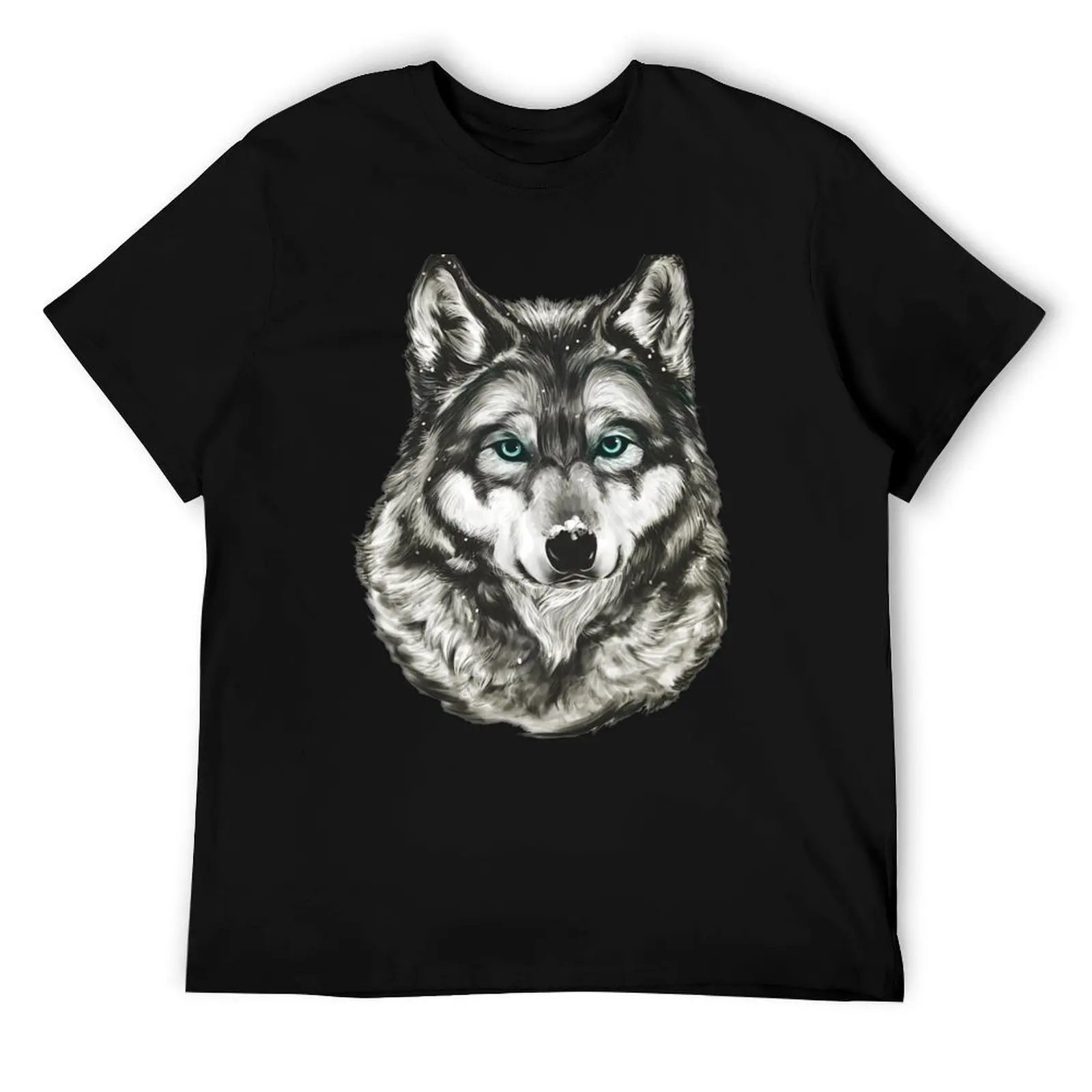 

Wolf In The Snow T-Shirt man graphic t shirt t shirt man casual T-Shirt