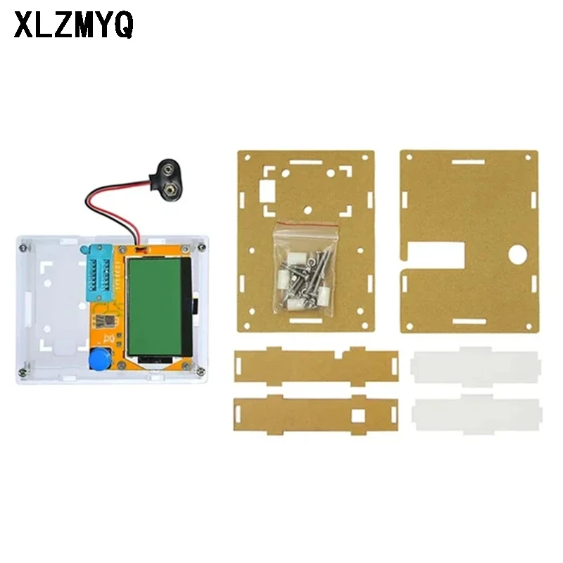 

LCD Digital Transistor Tester Meter LCR-T4 12864 Backlight Diode Triode Capacitance ESR Meter For MOSFET/JFET/PNP/NPN With Box