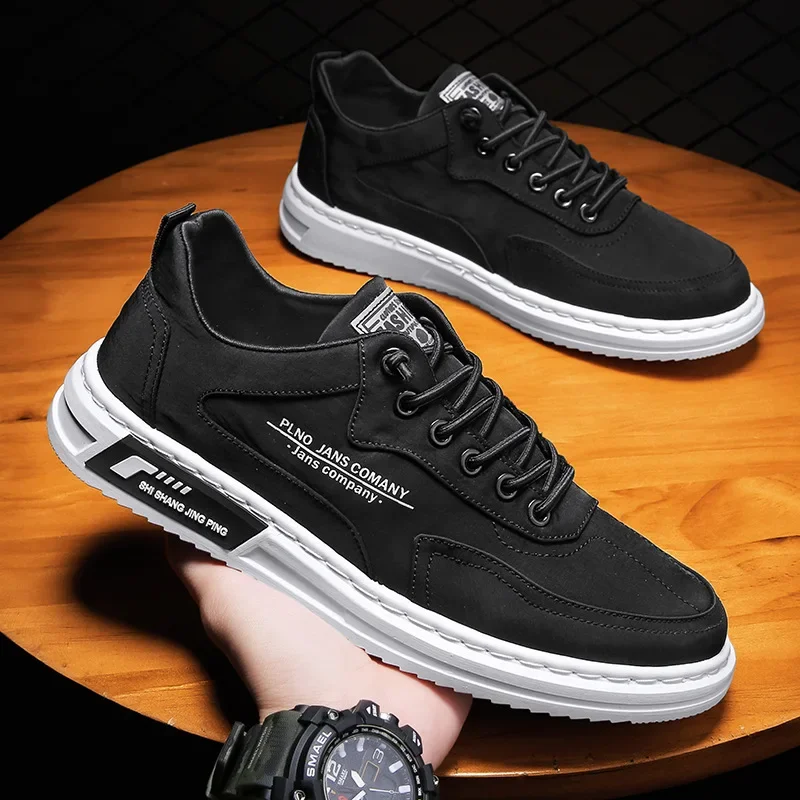 Men Vulcanize Shoes New Fahsion  Classic Platform Shoes Canvas  for Male Anti-Odor Men Casual  Flats Hard-Wearing