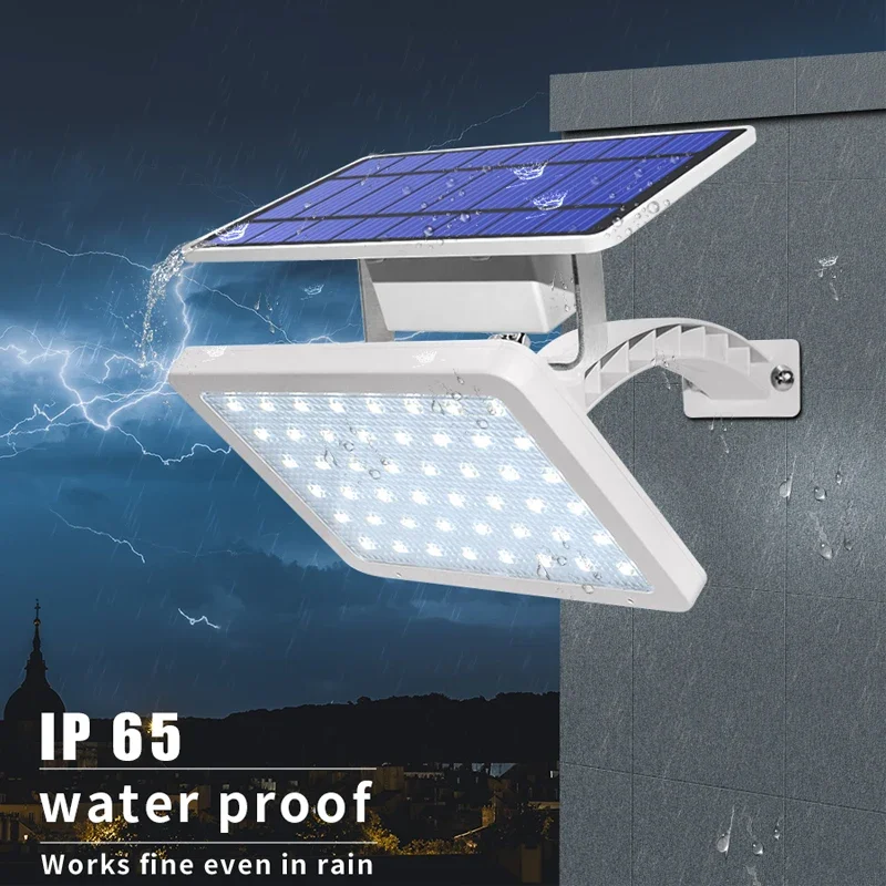 48 leds Solar Light Super Bright Adjustable Lighting Angle Outdoor Solar Garden Lamp Waterproof Lighting For Wall Yard Street