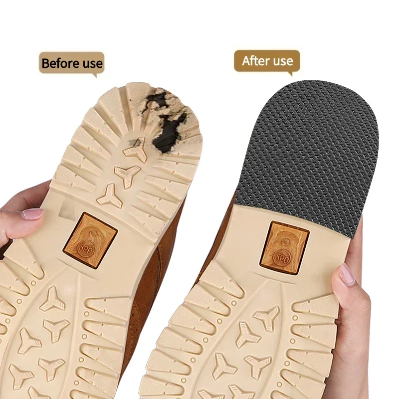 1Roll Shoe Sole Protector - Self-Adhesive Anti-Slip Grips for Sneakers & High Heels & Boots Repairing Holes and Protecting Soles