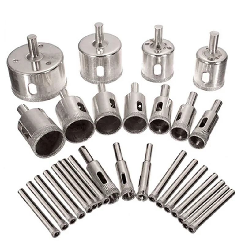 1PC 6-60mm 8mm 28mm Marble Opener Diamond Core Bit Hole Saw Drill Bit For Marble Granite Brick Tile Ceramic Concrete Drilling