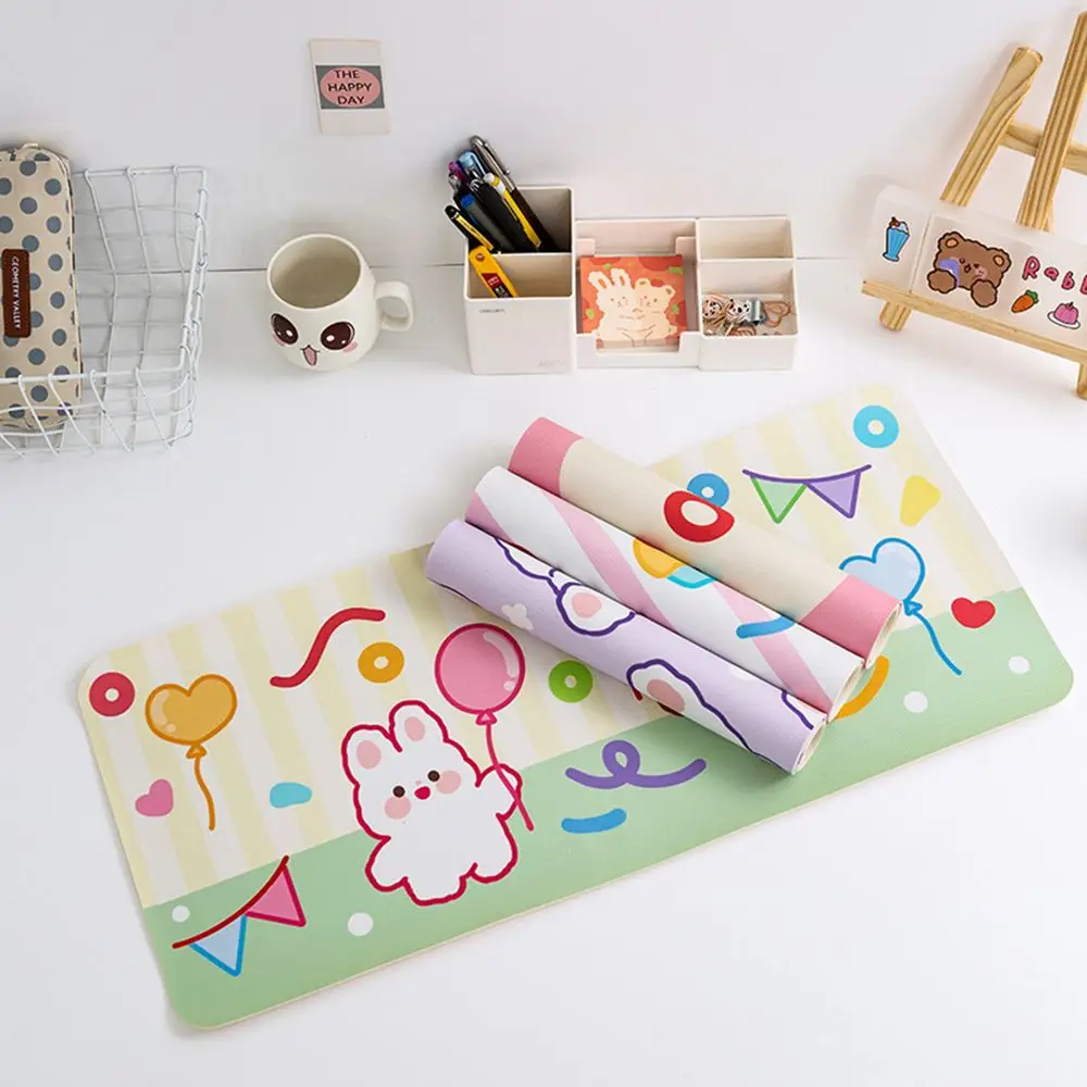 

For Girls Boys Waterproof Home Decor Antislip Big Size Gaming Mouse Mat Desk Pads Cartoon Pad Mouse Pad Cup Mat