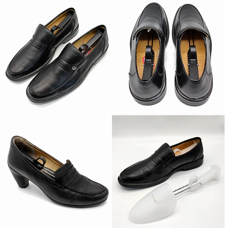 Для-женщин-и-мужчин-модная-черная-обувь-унисекс-новая-высокое-качество-1-пара-пластиковая-обувь-формирователь-дерева-регулируемые-носилки