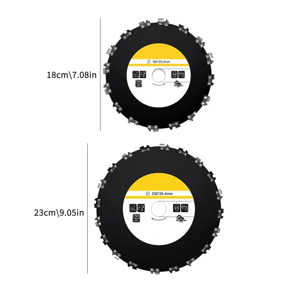 180/230mm Circular Saw Lawn Mower Replacement Wood Cutting Disc For Woodworking 16/2teeth For 4500 5200 Ms180 Ms250 FS120