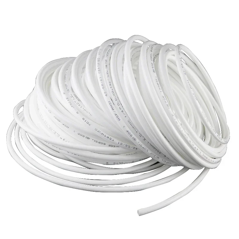 1 Meter RO Water 1/4  3/8  Inch OD PE Hose Tubing White Flexible Pipe Tube For Reverse Osmosis Aquarium Filter System