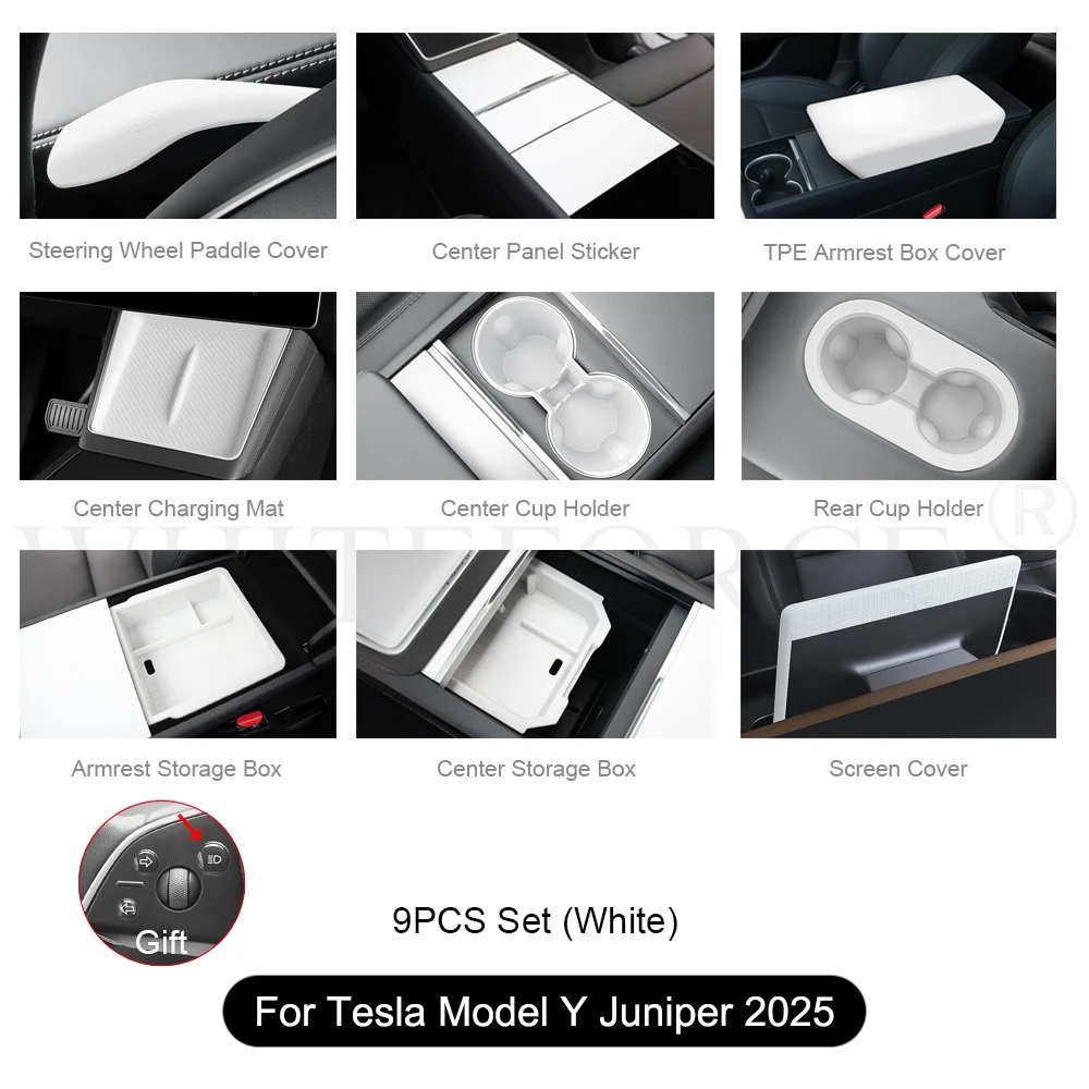 9PCS Set White