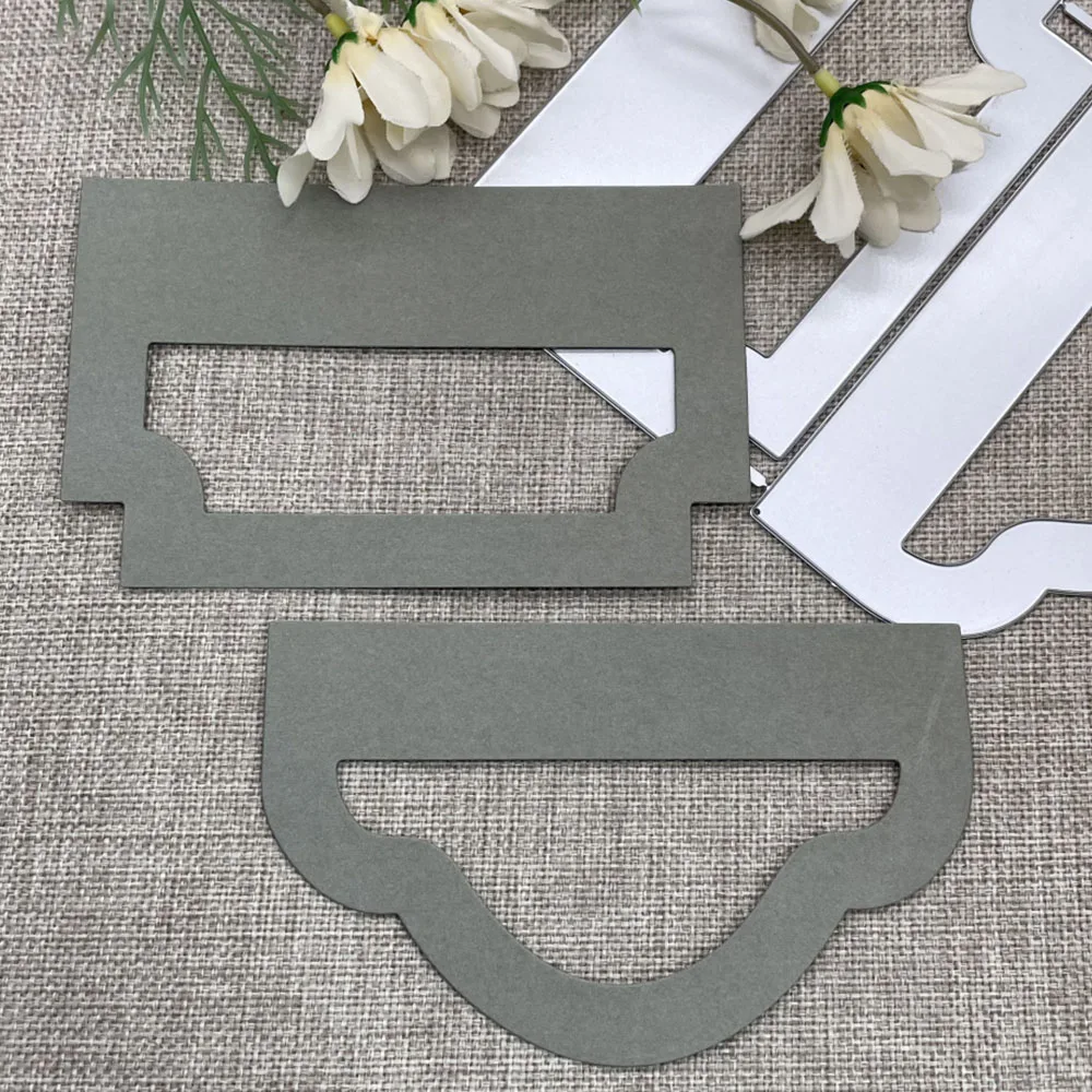 

Ручка коробки для сумки, металлические штампы, трафареты для DIY, скрапбукинга, декоративное тиснение, ручная работа, высечка, шаблон, форма