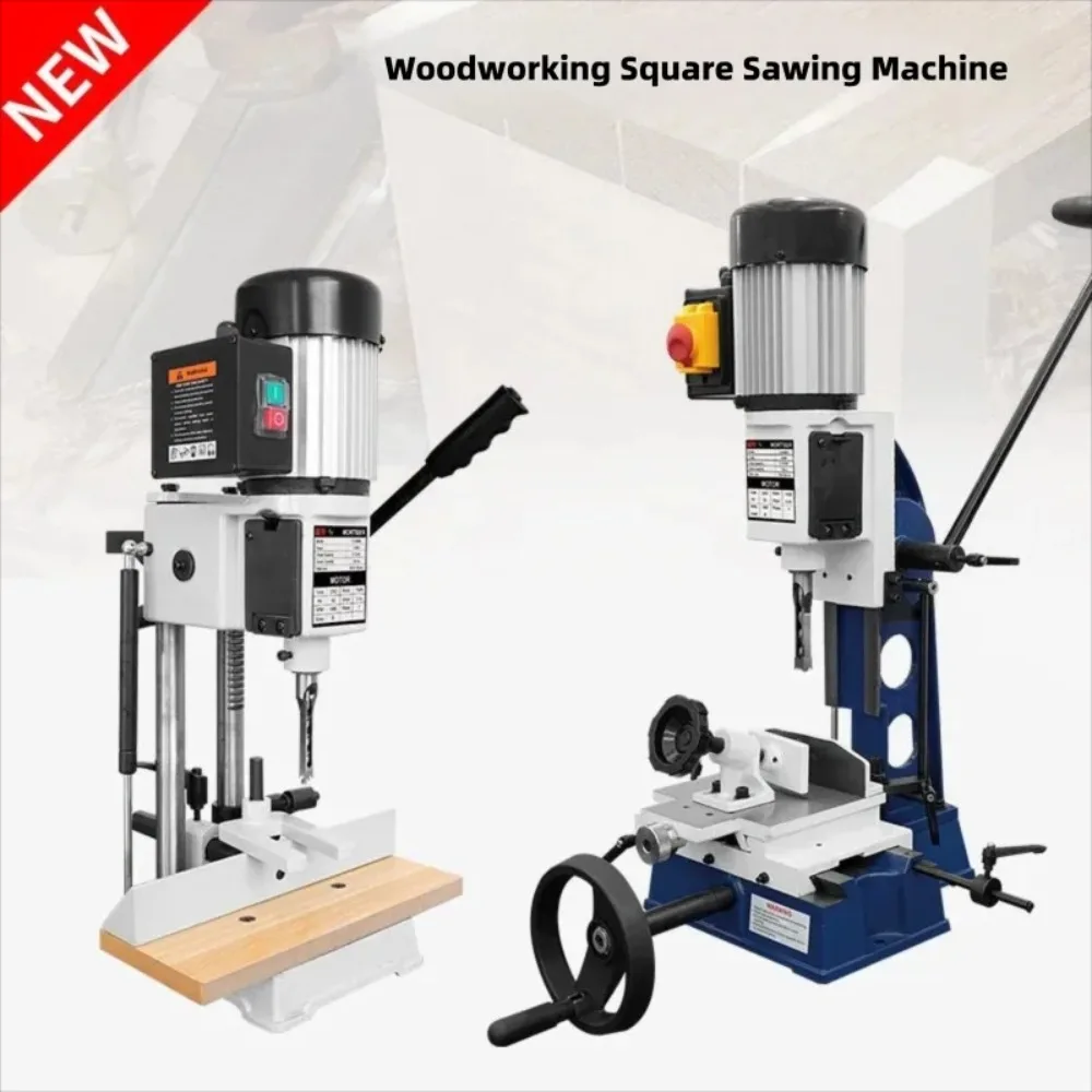 Woodworking Mortiser Tenoning Machine Multi Function Hole Drilling Slotting Machine Square Hole Drill Bench Drill