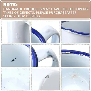 Mini emaye Kamp kupa-of-kahve-Metal-Küçük-Klasik-Dizüstü-Beyaz Kamp Ateşi Kupalar, Bardaklar ve Vintage kütle Kahve, Çay, Süt, 4Oz 8 en çok satan, kupalar az sayıdaki 5'i inceliyor