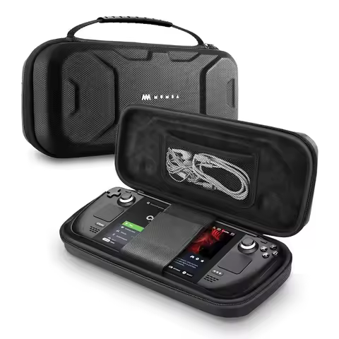 Mumba Carrying Case For Steam Deck OLED (2023) /For Steam Deck (2022) Large Capacity Portable Travel Carrying Handbag Pouch