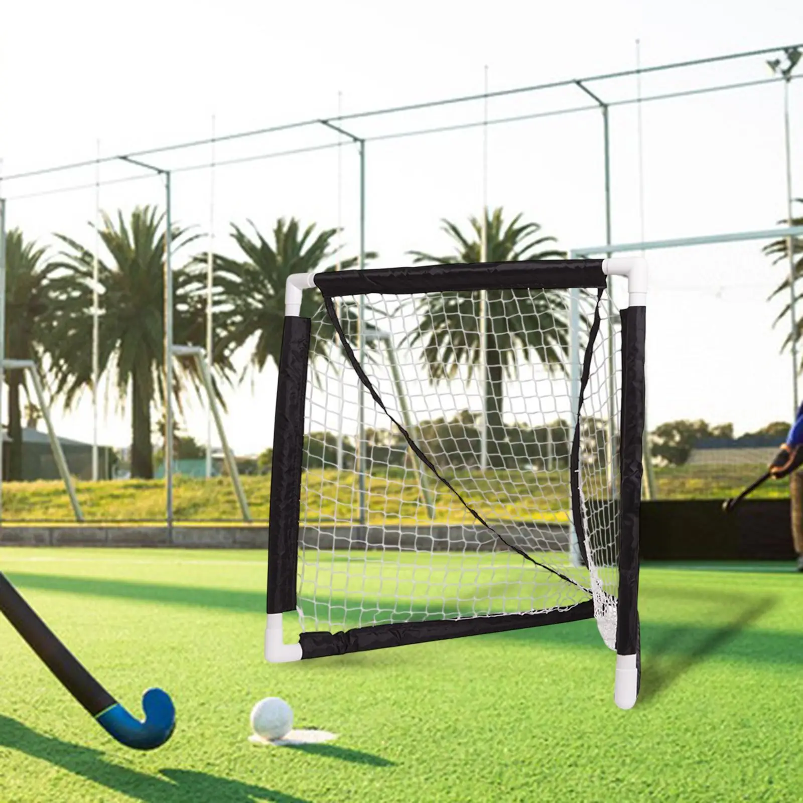 

Lacrosse Goal Net for Kids Adults Easy Assembly Portable Outdoor Sports Practice