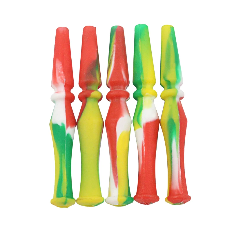 

SY Silicone Hookah Mouth Tip Washable Reusable Colorful TIPS for Hookah Hose Hookah Pipe Shisha 95mm Random Color Random Color
