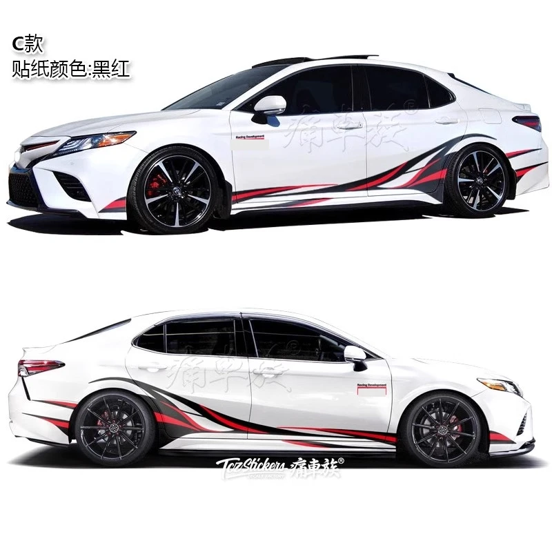 

Car sticker FOT Toyota Camry 2012-2024 exterior decoration customization sports decals Vinyl Film Accessories