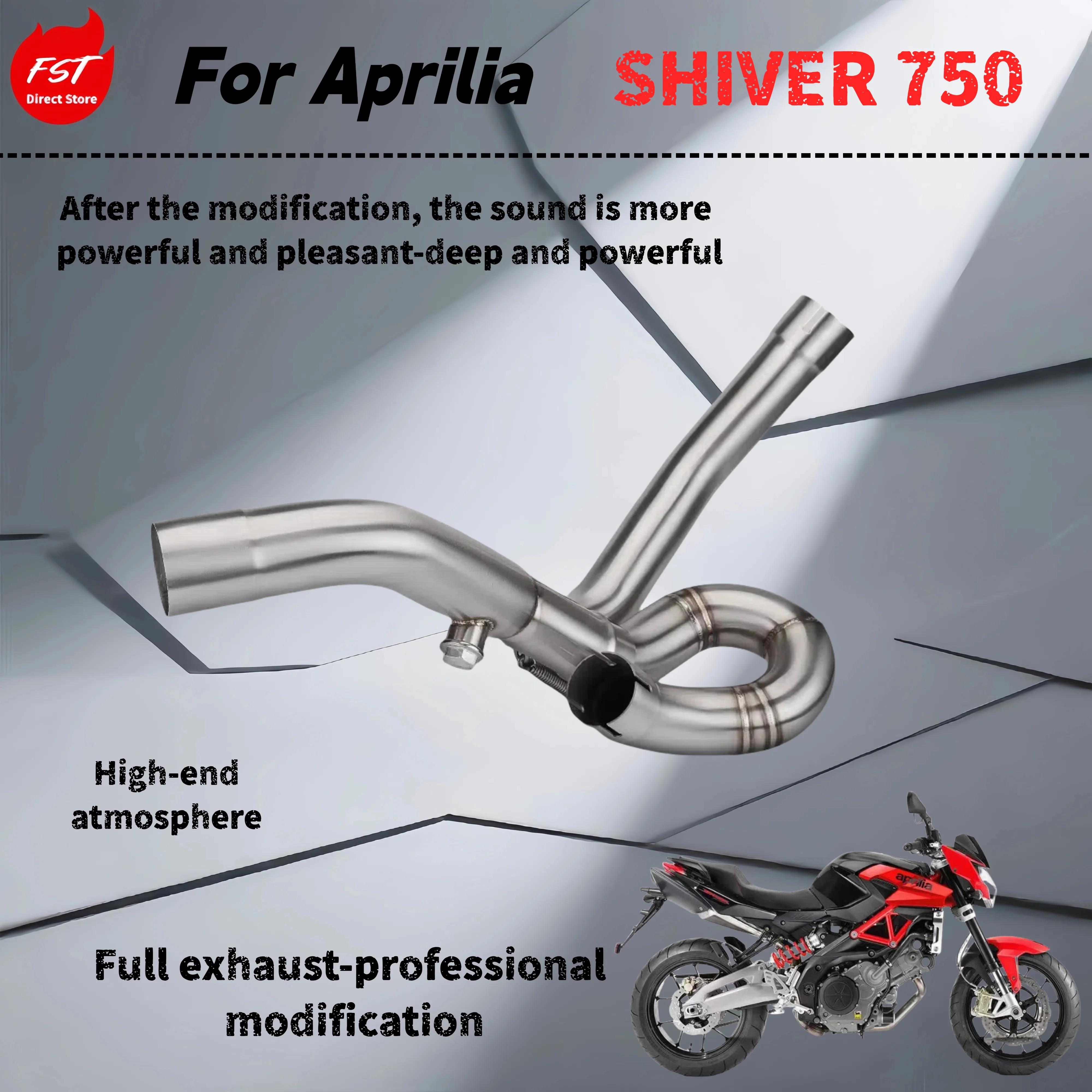 

Для Aprilia SHIVER 750 — модифицированная выхлопная труба среднего сечения — звук глубокого, богатого и мощного.