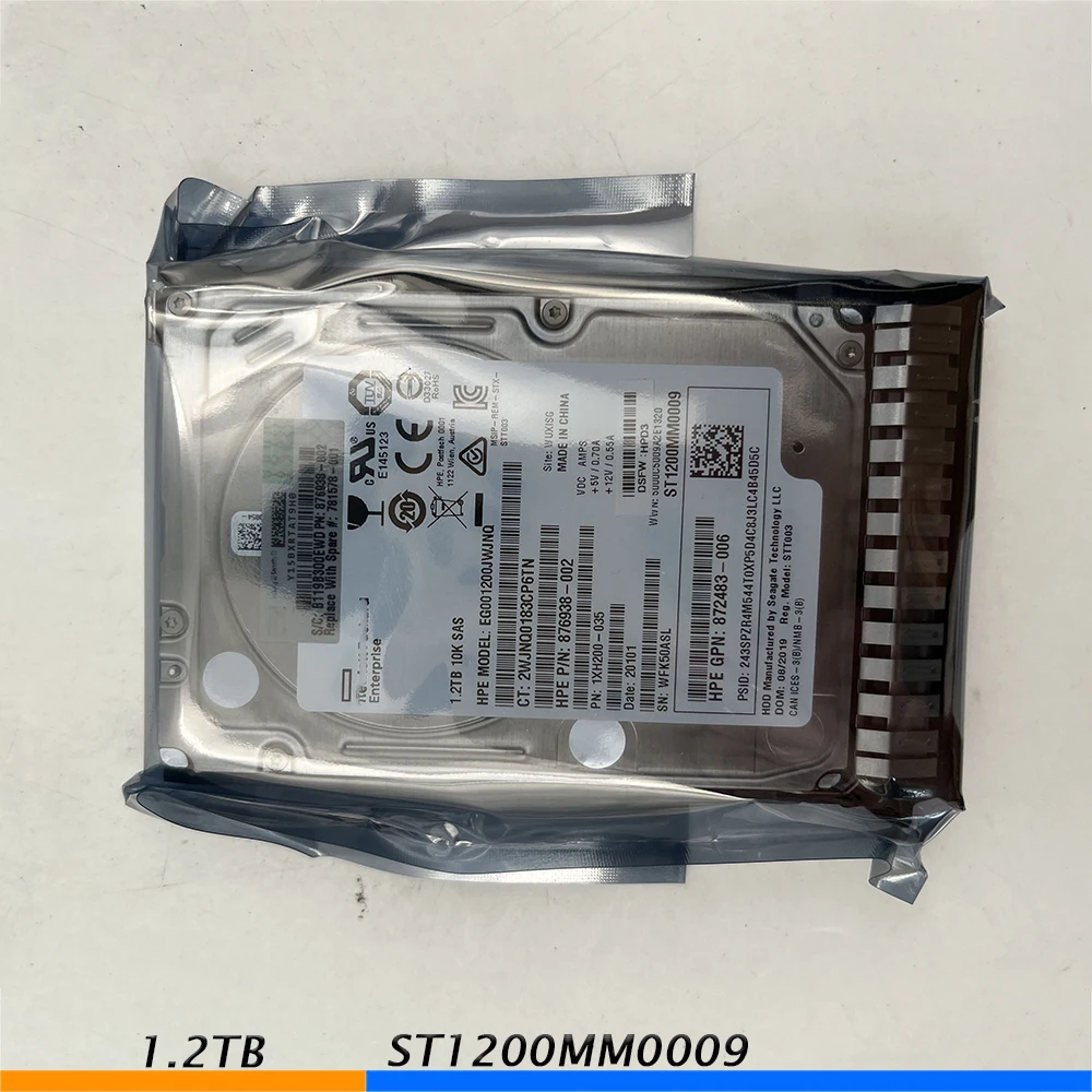 

1.2TB For HP Gen8 G9 ST1200MM0009 10K SAS 781578-001 768788-004 2.5 Server Hard Disk