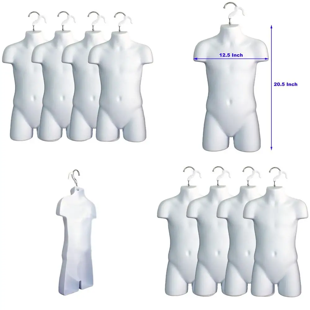 

Складная белая детская вешалка-стойка для одежды и аксессуаров, размеры 5T-7, с крючками для подвешивания