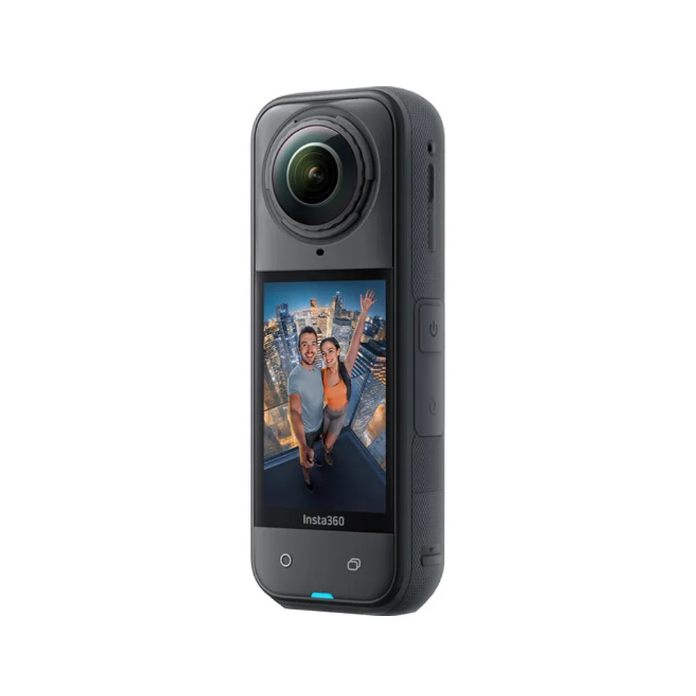 كاميرا Insta360 X5 -8K مقاومة للماء 360 درجة مع أجهزة استشعار 1/1.28 بوصة 48 ميجابكسل، فيديو 8K 360 HDR، صور رياضية للسفر، 72 ميجابكسل 360 درجة