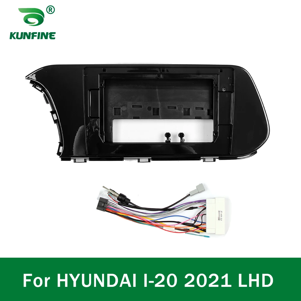 Car GPS Navigation Stereo For HYUNDAI I-20 2021 LHD Radio Fascias Panel Frame Fit 2Din 10.1 inch In Dash headunit screen