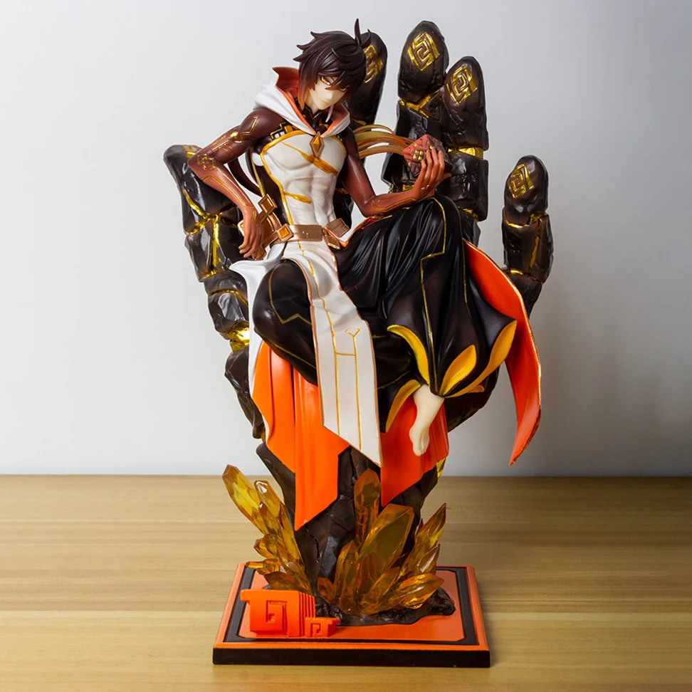 

Genshin Impact Zhongli Anime Figure God Clothing Action Figure 28cm Figurine Colletible Model Doll Toys Gifts