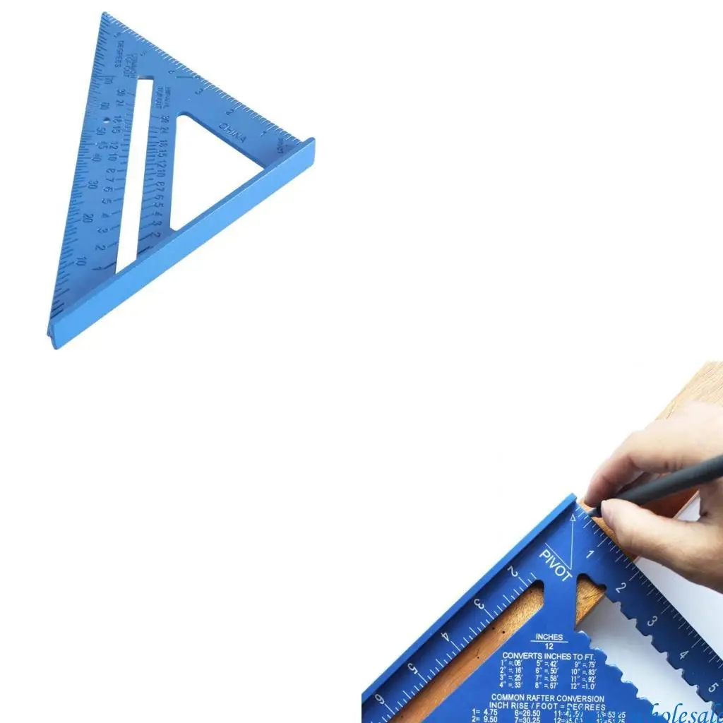 

Точный столярный квадратный инструмент, треугольная линейка, квадратный транспортир, высокоточная треугольная линейка из сплава,