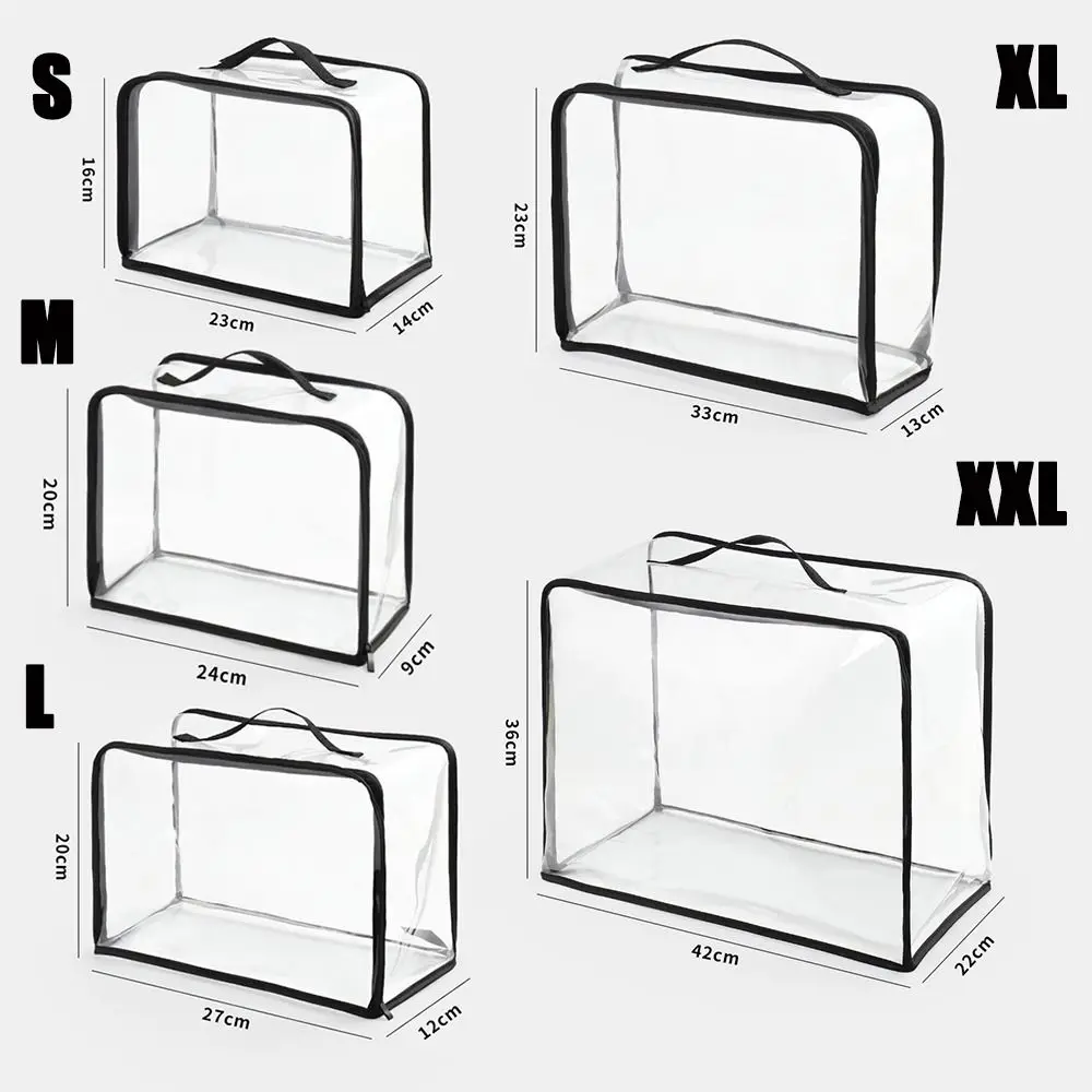 Simple PVC Dust Bags Transparent Moisture-proof Storage Organizer Durable Waterproof Protective Sleeve Bathroom
