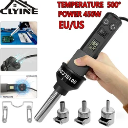 Pistolet à air chaud numérique LCD, dessoudage, soudure, station de soudage, réglable, IC, SMD, BGA, SAIKE, sécheur thermique pour souder, EU, US