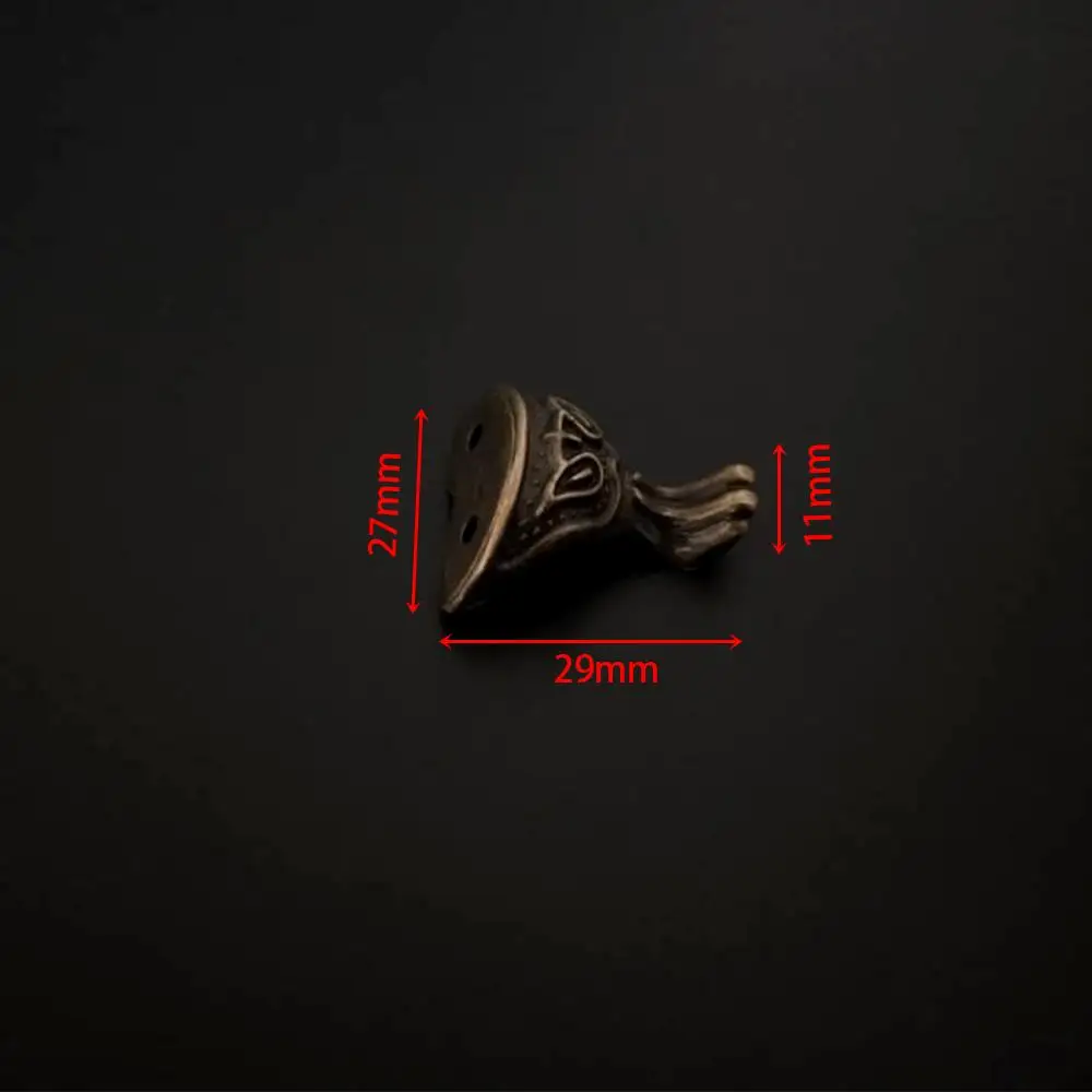 Antique Alloy Furniture Part Hardware Decorative Box Leg Feet Furniture Leg Corner