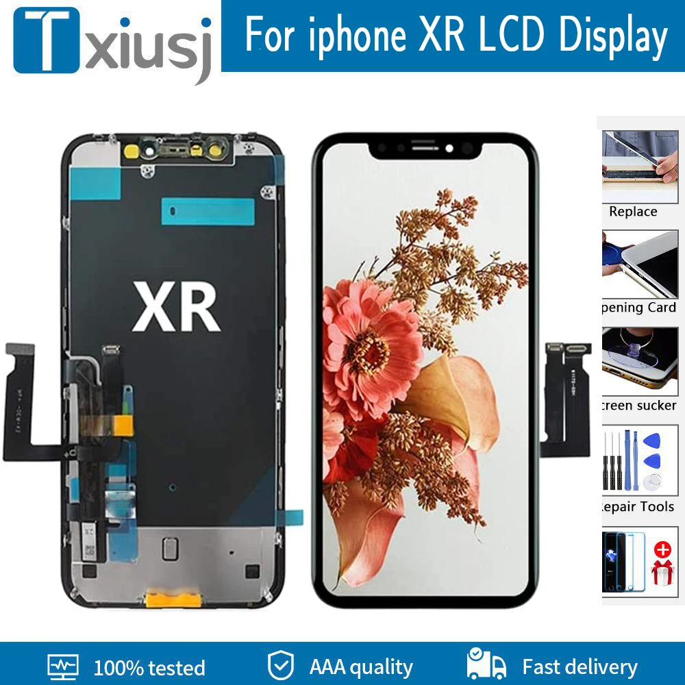 

OLED Pantalla For iphone XR LCD Display Touch Screen Digitizer Assembly For iPhone XR LCD Replacement