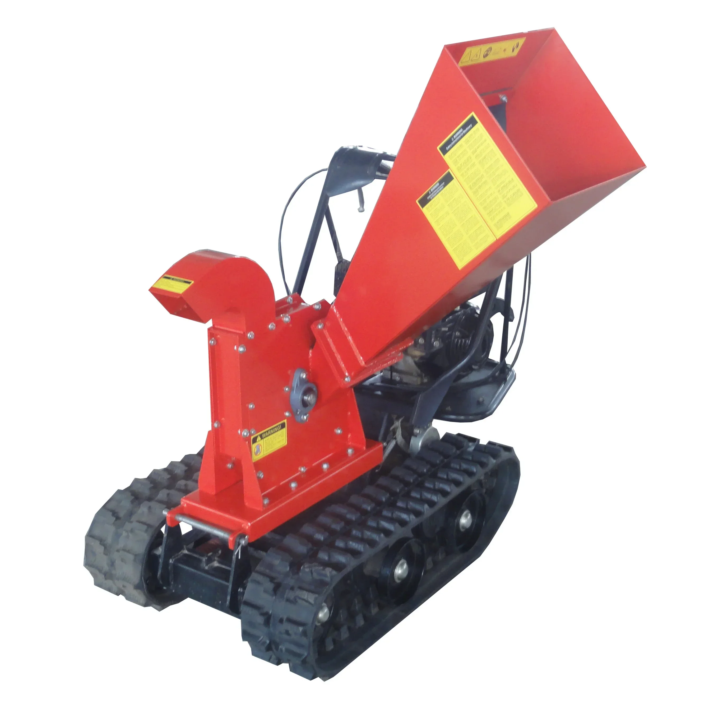 Biomass Tree Branch Crushers Chipping Machine Mobile Wood Shredder Chipper Machine