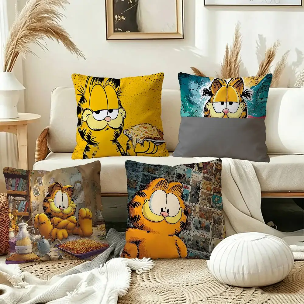 Fashion G-Garfields Maple Design Cushion Cover Happy Autumn Harvest decor Holiday Decorati Pillow Cover