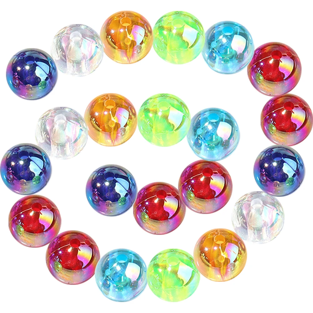 

300pcs Colored Acrylic Round Spacer Beads for Bracelets Craft Jewelry Making Supplies Necklace Accessories Creativity