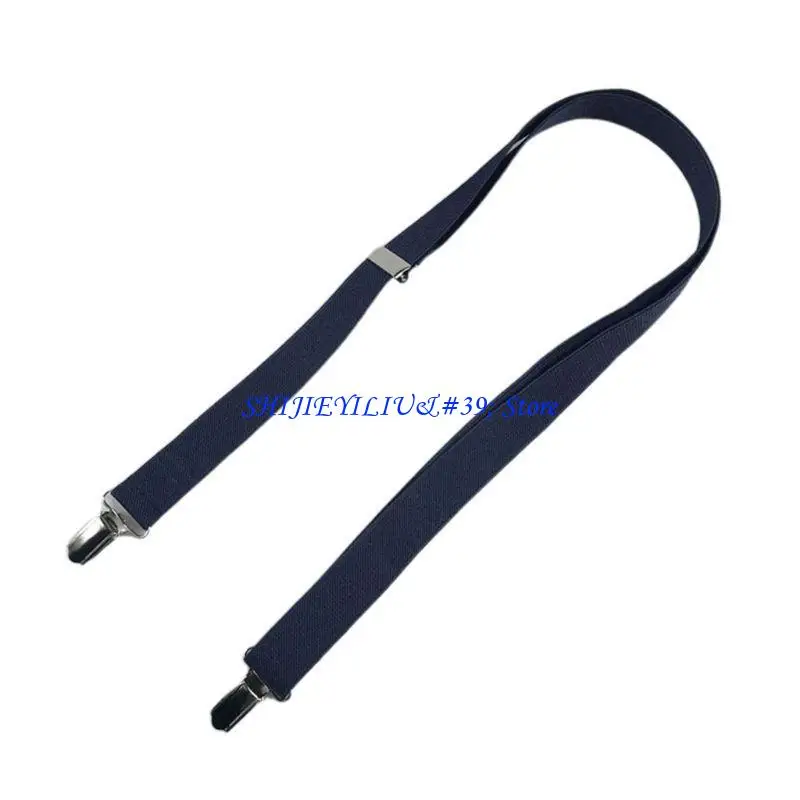 E21F Toddler Kids Boys Girls Long Gloves Clips Adjustable Elastic Color Polka Dot Metal Duckbill Mittens Clamp